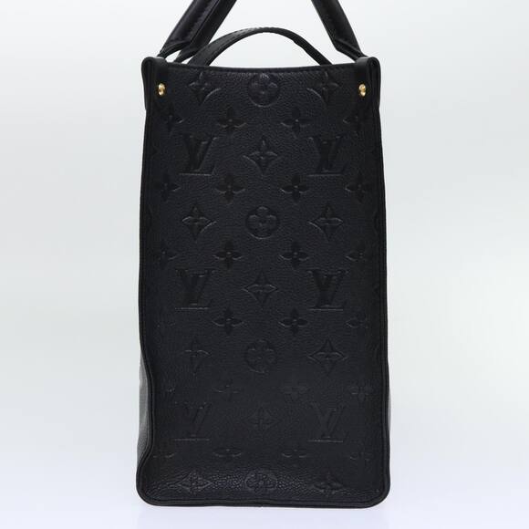 LOUIS VUITTON Monogram Empreinte On The Go MM Bag Black M45595 - Picture 3 of 16